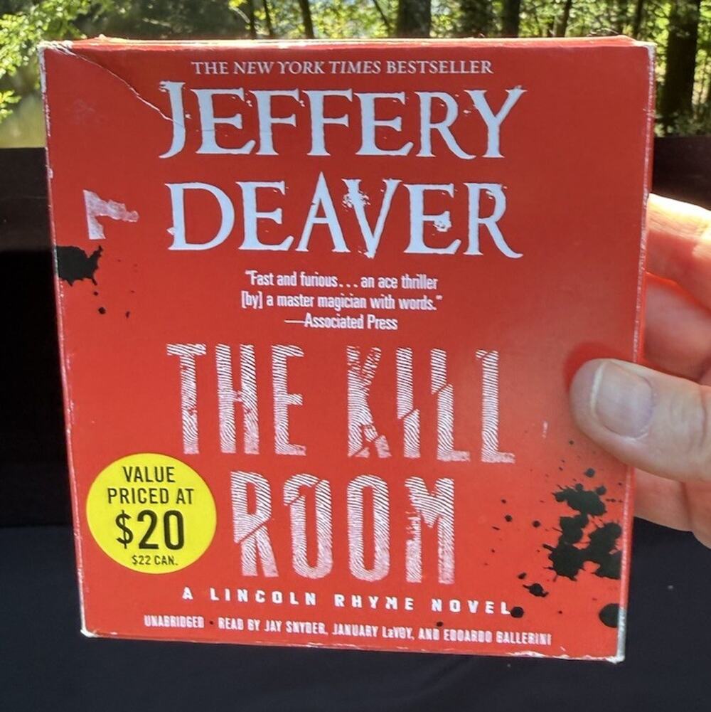 The Kill Room A Lincoln Rhyme Novel, Audiobook Read By Jeffery Deaver EUC -B1